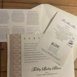 Teddy baby blue Steiff